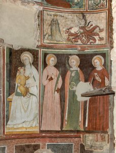 Transetto nord, Altare di San Michele Arcangelo, Dietro la pala d