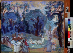 Alupka da Boris Dmitrievich Grigoriev