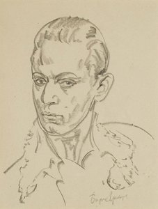 Ritratto del ballerino e coreografo Sergey Lifar 1905-1986