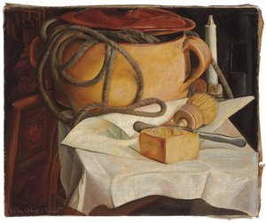 Natura Morta con Candela da Boris Dmitrievich Grigoriev