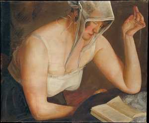 Donna che legge da Boris Dmitrievich Grigoriev