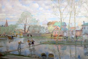 Primavera da Boris Mikhailovich Kustodiev