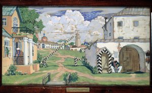 Progetto di scenografia per la commedia Il cuore ardente di Aleksandr Ostrovskij