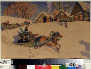 Martedì Grasso da Boris Mikhailovich Kustodiev