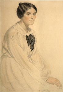 Ritratto di Ksenia Nikolayevna Semenova Skalova, 1920