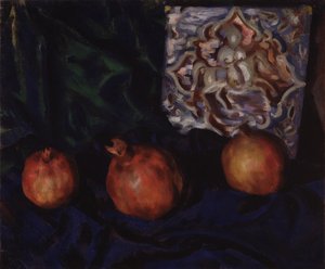 Natura morta. Melograni, 1910 da Boris Mikhailovich Kustodiev