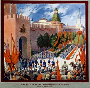 Celebrazione della Terza Internazionale a Mosca
