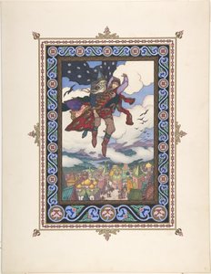 Illustrazione per la fiaba Marya Morevna, c. 1925 da Boris Vasilievich Zvorykin