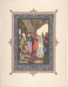 Illustrazione per la fiaba Snegurochka da Boris Vasilievich Zvorykin