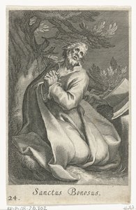 San Bonoso come eremita da Boëtius Adamsz. Bolswert