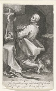 San Giacomo di Nisibi come eremita da Boëtius Adamsz. Bolswert