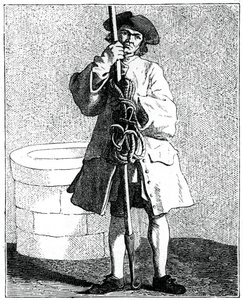 Un pulitore di pozzi, 1737-1742 da Bouchardon