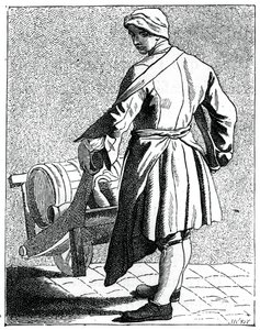 Produttore di aceto itinerante, 1737-1742