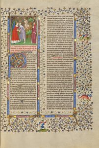 La lotta tra fortuna e povertà da Boucicaut Master