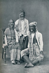 Una famiglia pelosa di Mandalay, Birmania, 1902 da Bourne and Shepherd