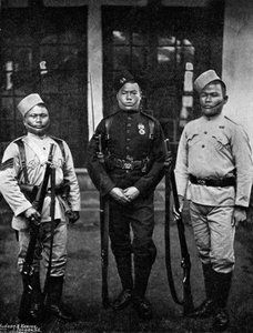 Tipi di uniforme del 44° Gurkhas da Bourne and Shepherd