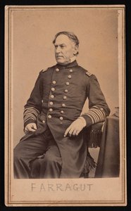 Ritratto di David Glasgow Farragut 1801-1870 da Brady