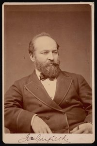 Ritratto di James Abram Garfield 1831-1881, prima del 1876 da Brady