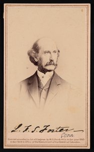 Ritratto di LaFayette Sabine Foster, prima del 1869