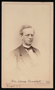 Ritratto di Lyman Trumbull 1813-1896, tra il 1862 e il 1869 da Brady