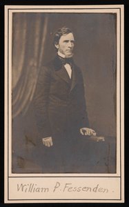 Ritratto di William Pitt Fessenden 1806-1869, prima del 1869