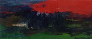 Paesaggio con cielo rosso da Brenda Brin Booker