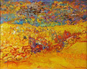 La piccola chiesa rossa da Brenda Brin Booker