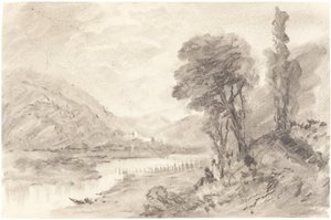 Paesaggio da British 19th Century