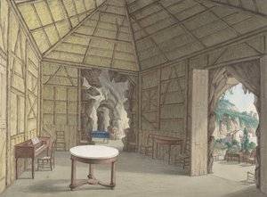 Sala da pranzo, Villa Barbaja, Napoli, 1800-1870 da British Anonymous 19th Century.