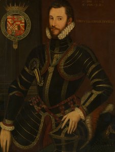Ritratto di Walter Devereux 1539-1576, Primo Conte di Essex, datato 1572