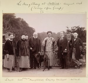 Li Hung Chang a Hatfield (Gruppo del Ministero degli Esteri), agosto 1896 da British Photographer