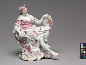 Britannia, Fabbrica di Porcellana di Longton Hall, c.1756