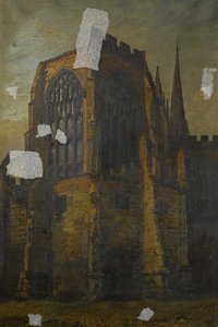 Estremità orientale di San Michele, Coventry, prima del 1885 da British School