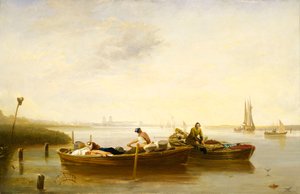 Greenwich da Blackwall Reach, c.1830-40 da British School