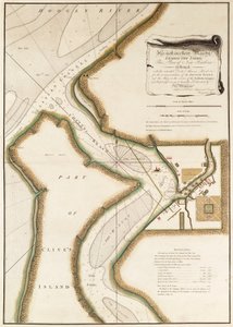 Mappa del fiume Hoogly, c.1777 (incisione)