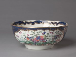 Ciotola da punch, Worcester Porcelain Factory, c.1770