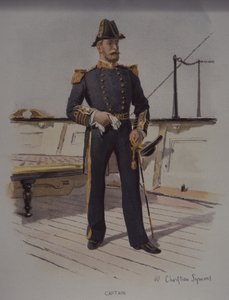 Capitano della Royal Navy, fine XIX secolo