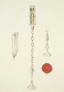 Sigillo e catena della Chiesa di Santo Stefano, c.1825 da British School