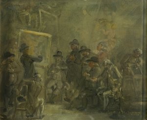 Schizzo: il comitato di selezione della Royal Academy