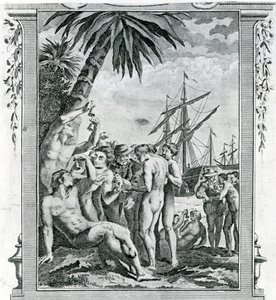 Il primo incontro di Cristoforo Colombo con i nativi d