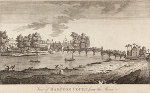 Veduta di Hampton Court dal fiume da British School