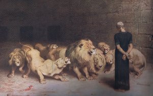 Daniele nella fossa dei leoni da Briton (after) Riviere