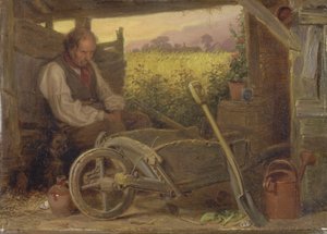 Il vecchio giardiniere da Briton Riviere