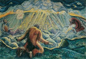 Divenire e trapassare, 1920 circa (olio su tela)