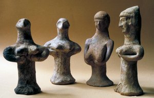 Figurine di Asherah, Cananea, 999-600 a.C.