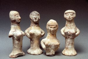 Figurine di Asherah, Cananea, 999-600 a.C.