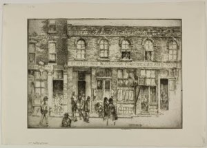 Chicago - Das Zehn-Cent-Obdachlosenheim von Bror Julius Olsson Nordfeldt