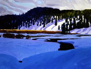 Paesaggio invernale da Bror Lindh