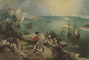 Paesaggio con la Caduta di Icaro da Bruegel