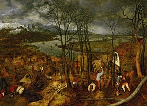 Il giorno cupo, inizio primavera, 1565 da Bruegel